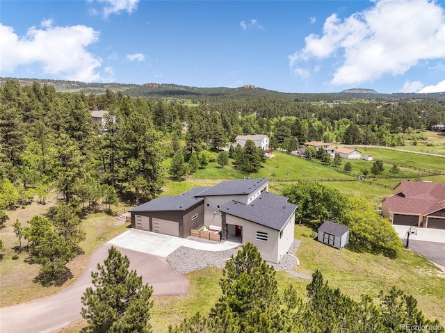 3630 Mesa Verde Rd, Monument, CO 80132 - view from above of property with a forest