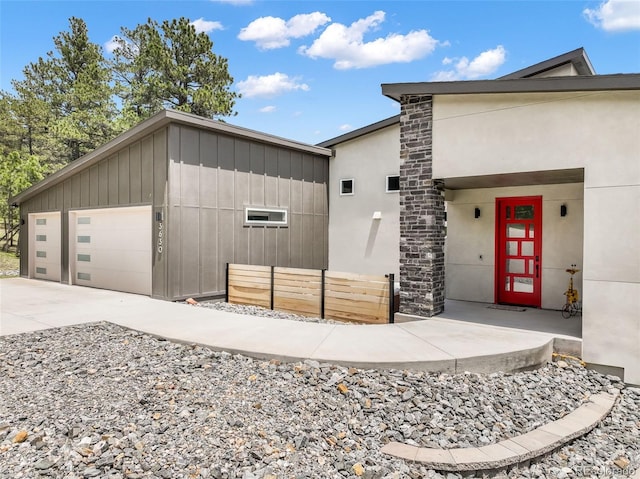 3630 Mesa Verde Rd, Monument, CO 80132 - view of front of property featuring driveway and stucco siding