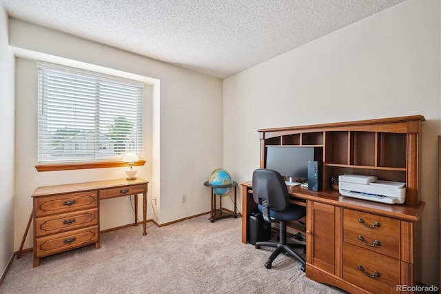 5513 S Yank Ct, Littleton, CO 80127 - office featuring light carpet and a textured ceiling