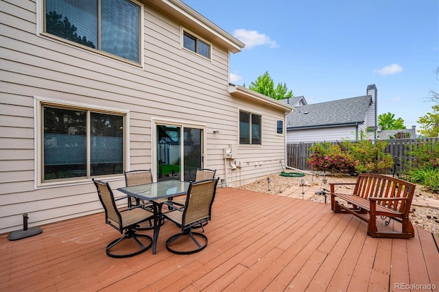 5513 S Yank Ct, Littleton, CO 80127 - deck featuring outdoor dining space