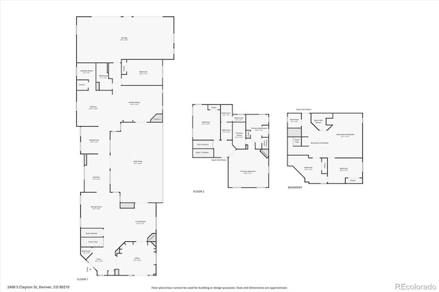 2400 S Clayton St, Denver, CO 80210 - room layout