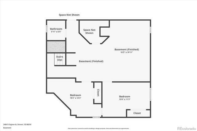 2400 S Clayton St, Denver, CO 80210 - property floor plan