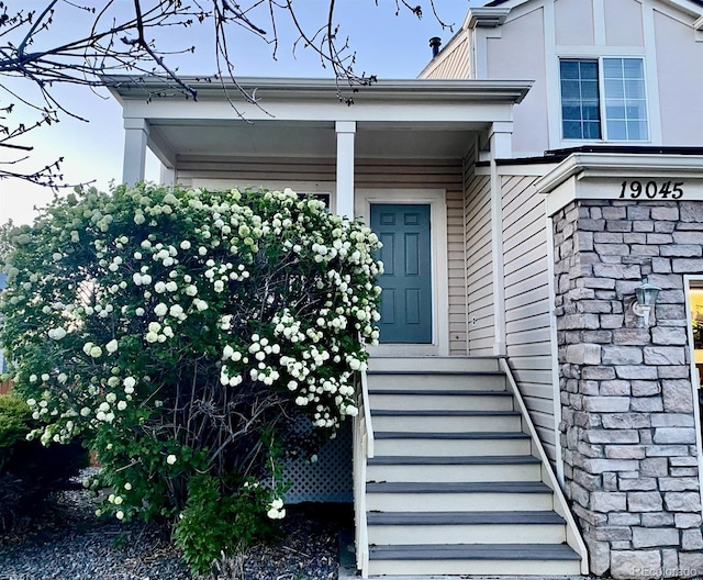 view of entrance to property