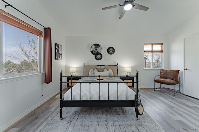 2875 S Tower Way, Aurora, CO 80013 - bedroom featuring wood finished floors and a ceiling fan