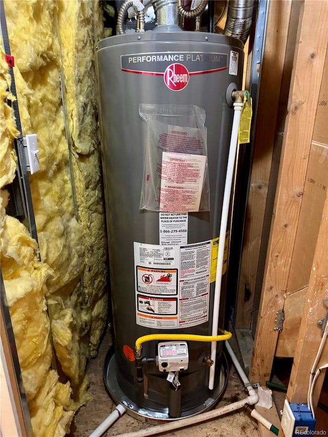 10064 Westside Cir, Littleton, CO 80125 - utility room with gas water heater