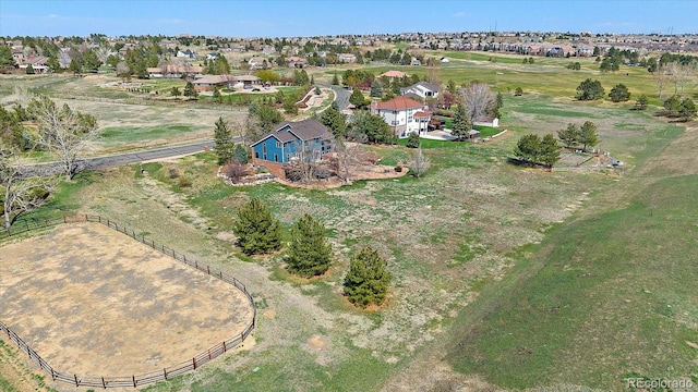 birds eye view of property featuring a residential view