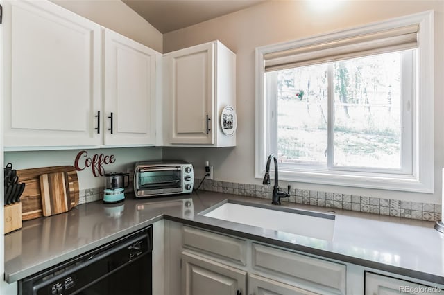 7256 Aspen Meadow Dr, Evergreen, CO 80439 - kitchen featuring dishwasher and white cabinets
