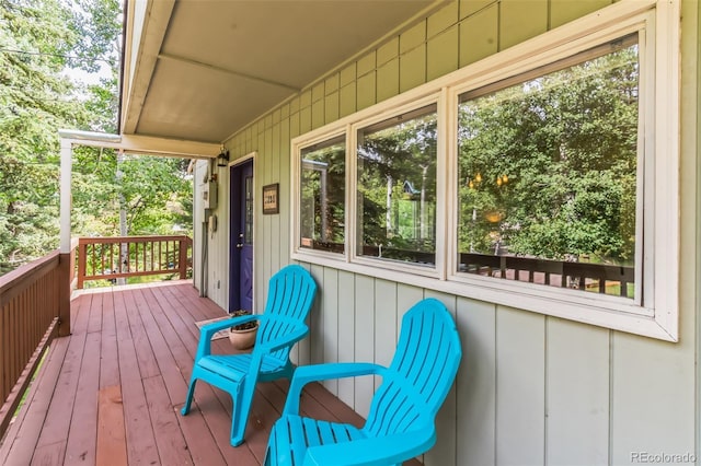 7256 Aspen Meadow Dr, Evergreen, CO 80439 - view of wooden terrace