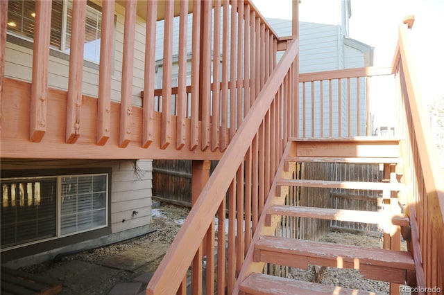 view of staircase