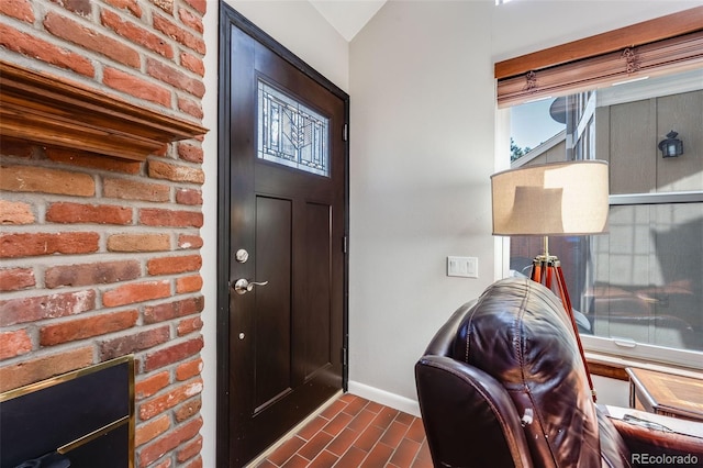 11710 Elk Head Range Rd, Littleton, CO 80127 - entrance foyer featuring plenty of natural light and lofted ceiling
