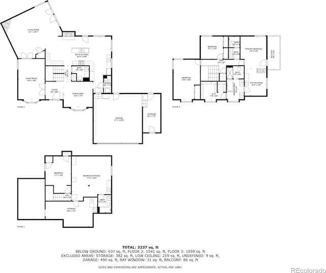 1324 Shadow Mountain Dr, Highlands Ranch, CO 80126 - view of room layout