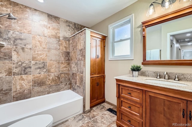 8985 W Quarto Pl, Littleton, CO 80128 - bathroom with vanity and shower / tub combination