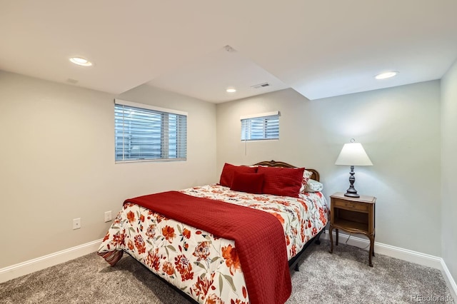 8985 W Quarto Pl, Littleton, CO 80128 - carpeted bedroom with baseboards and recessed lighting