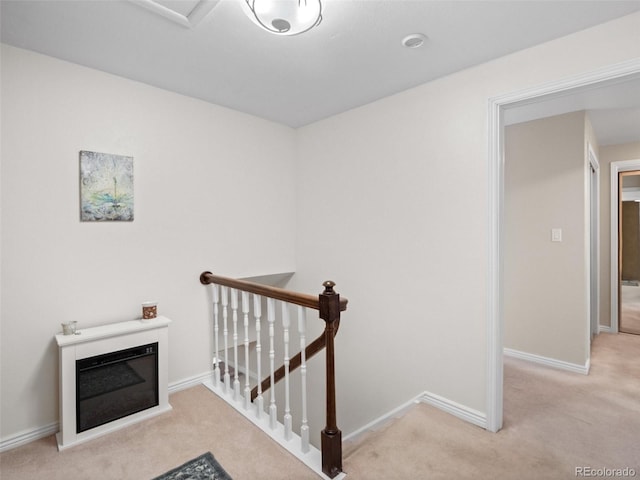 28735 Little Big Horn Dr, Evergreen, CO 80439 - stairway with carpet and baseboards
