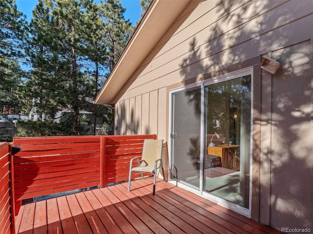 28735 Little Big Horn Dr, Evergreen, CO 80439 - view of wooden terrace
