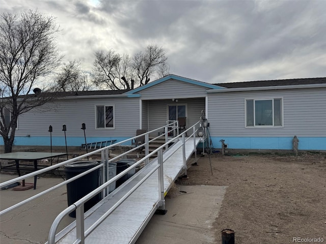 view of manufactured / mobile home