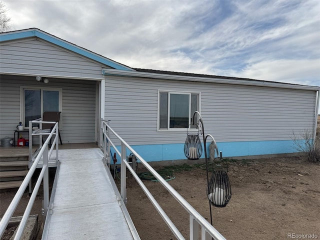 view of rear view of house