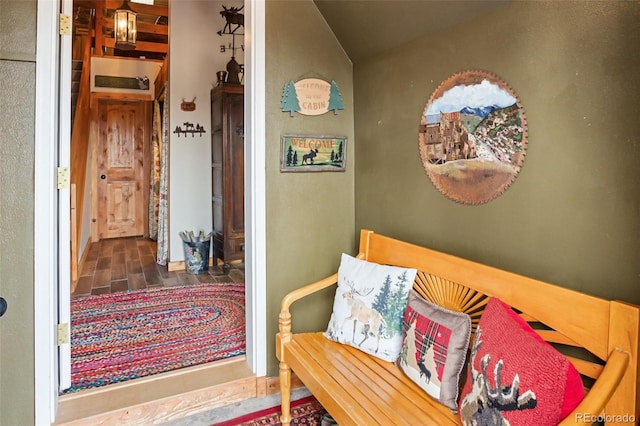 34 Nebraska Cir, Florissant, CO 80816 - hall featuring wood finished floors