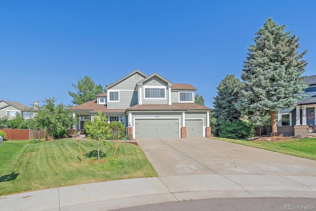 10421 Kennemere Ln, Parker, CO 80134 - craftsman-style house featuring concrete driveway, an attached garage, and brick siding