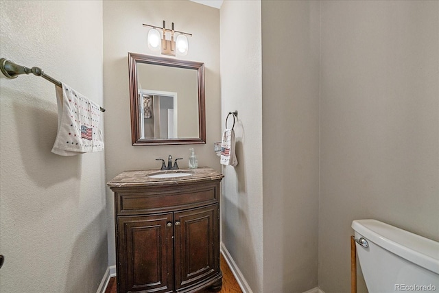 10421 Kennemere Ln, Parker, CO 80134 - half bathroom with toilet and vanity