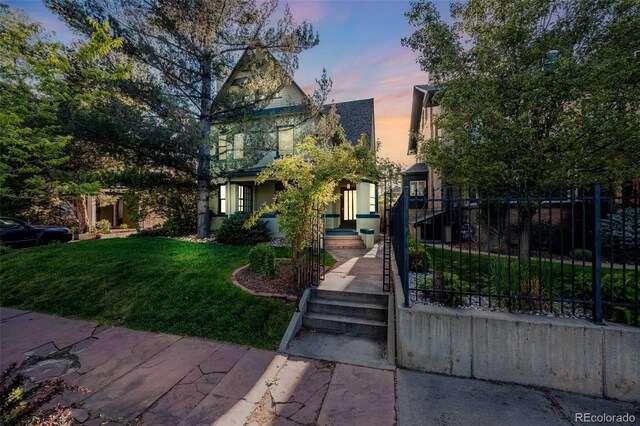 1057 N Emerson St Unit B, Denver, CO 80218 - view of front of house featuring stucco siding