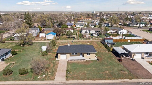 448 K Ave, Limon, CO 80828 - aerial perspective of suburban area