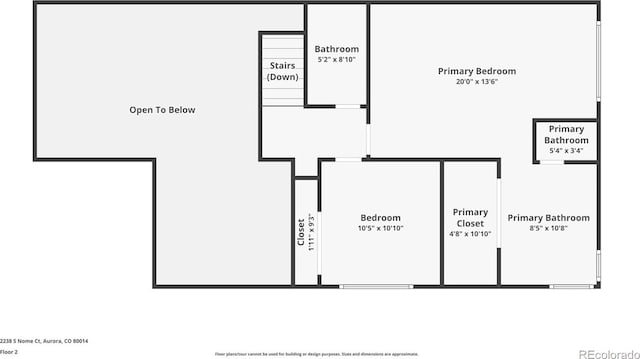 2238 S Nome Ct, Aurora, CO 80014 - view of room layout
