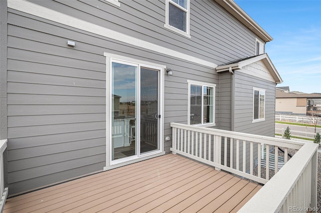 view of deck