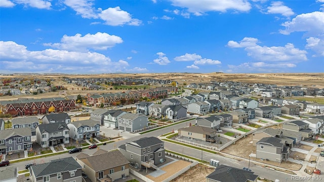 birds eye view of property featuring a residential view