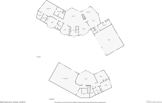 4856 Cheyenne Dr, Larkspur, CO 80118 - property floor plan