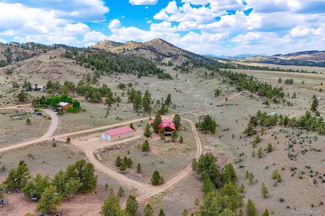 780 Oak St, Hartsel, CO 80449 - overview of rural landscape featuring mountains and a desert landscape