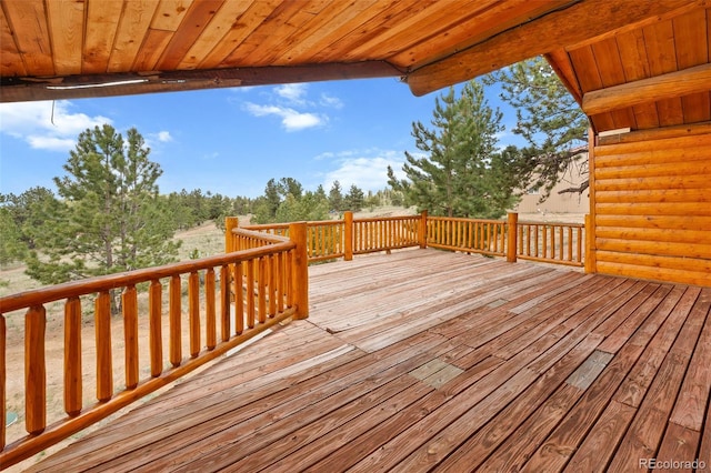 780 Oak St, Hartsel, CO 80449 - view of wooden terrace