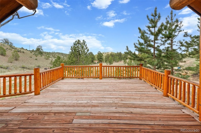 780 Oak St, Hartsel, CO 80449 - view of wooden terrace