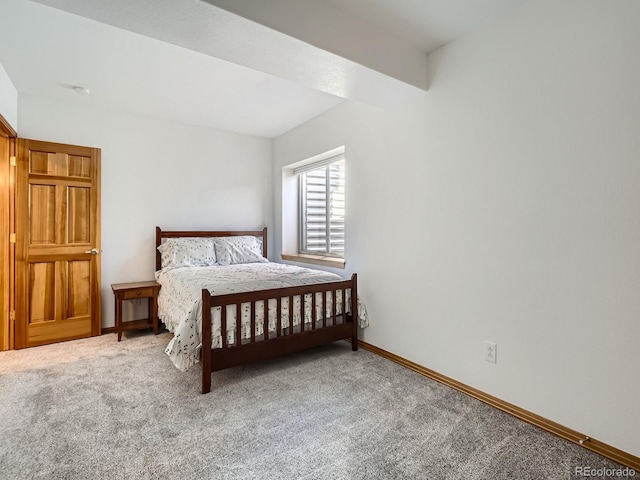 bedroom featuring carpet floors