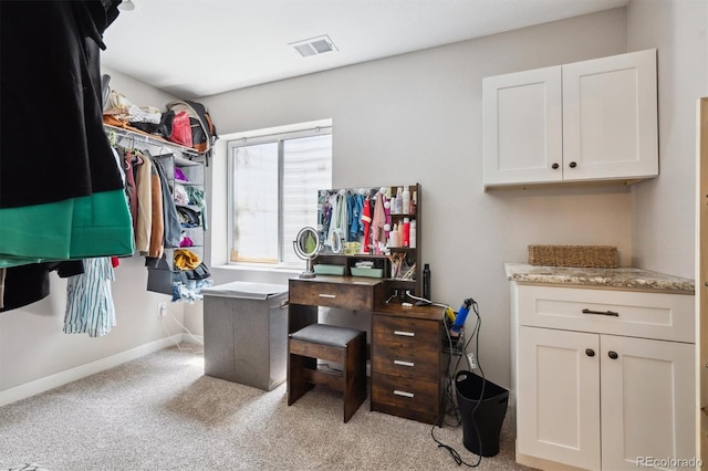 1488 Baguette Dr, Castle Rock, CO 80108 - office area with light carpet and baseboards