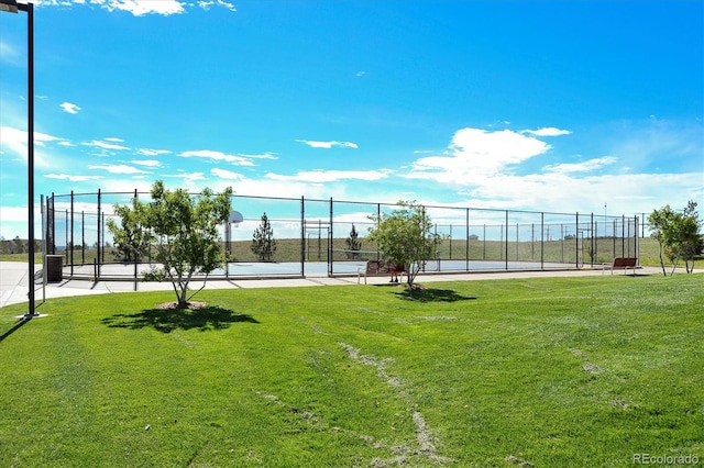 1488 Baguette Dr, Castle Rock, CO 80108 - view of community with a tennis court