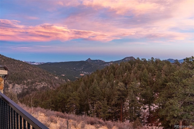 property view of mountains