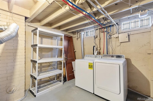 924 E Saint Vrain St, Colorado Springs, CO 80903 - below grade area with washer and dryer