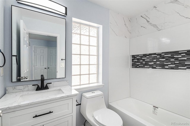 1963 Hogan Ct, Castle Rock, CO 80109 - full bath featuring toilet, vanity, and shower / bath combination