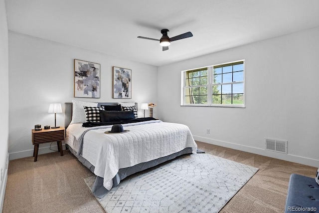 5667 S Lowell Blvd, Littleton, CO 80123 - bedroom with carpet flooring, baseboards, and ceiling fan
