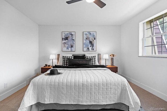 5667 S Lowell Blvd, Littleton, CO 80123 - carpeted bedroom with baseboards and ceiling fan