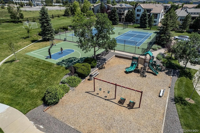 drone / aerial view