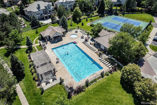bird's eye view