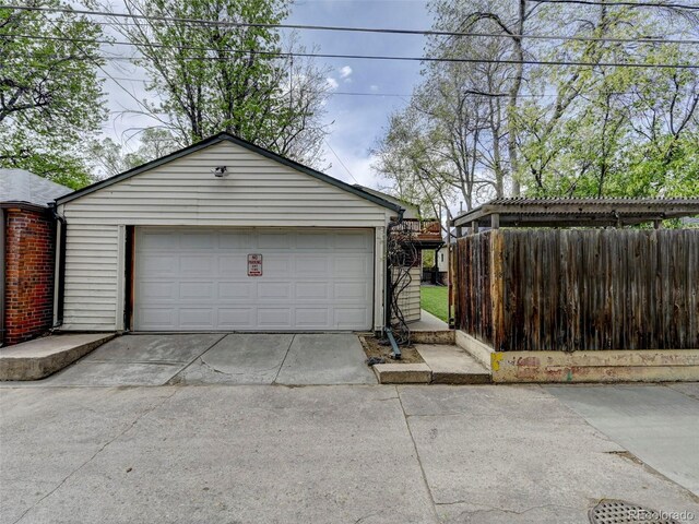 458 S Downing St, Denver, CO 80209 - view of detached garage