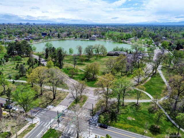 458 S Downing St, Denver, CO 80209 - aerial view of property's location with a large body of water