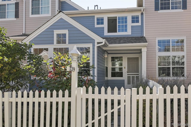 view of front of home