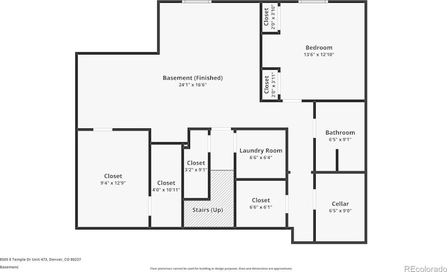 8505 E Temple Dr Unit 473, Denver, CO 80237 - view of room layout