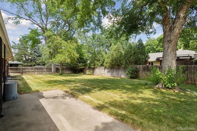 3030 S University Blvd, Denver, CO 80210 - fenced backyard featuring a patio