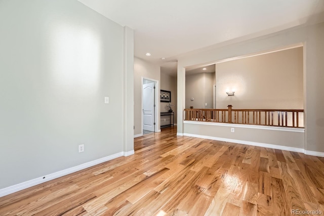 11839 E Fair Ave, Greenwood Village, CO 80111 - empty room featuring light wood-style flooring and recessed lighting