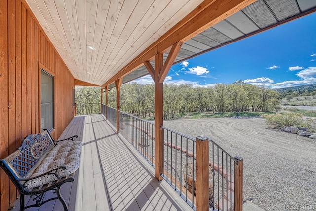 8126 Buck Run, Salida, CO 81201 - view of wooden deck